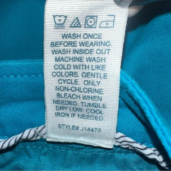 Stitch Fix market & spruce Lorraine Shorts Turquoise Sz 14 NWT - Picture 5 of 6